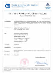 EC Type - Approval Certificate